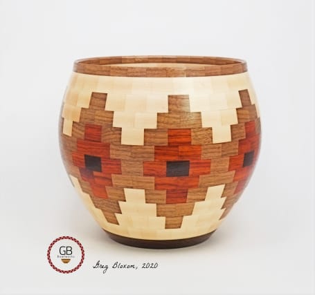 Hand turned wooden bowls